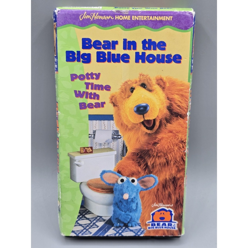 Bear in the Big Blue House‎ - Potty Time with Bear VHS 1999
